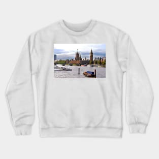 Big Ben Houses of Parliament Westminster Bridge London Crewneck Sweatshirt